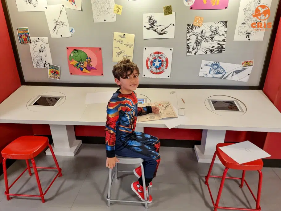Disney’s Hotel New York The Art of Marvel é o mais novo QG dos Vingadores! 15 - Cris Pelo Mundo Estúdio Marvel Design no Disney Hotel New York art Of Marvel hotel do Homem Aranha vingadores em Paris