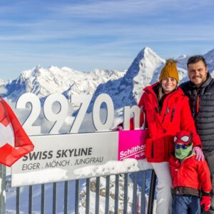 LE SCHILTHORN EN HIVER PIZ GLORIA